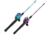Zebco Splash Combo Spincast, On 6ft 2 Piece Rod, 4 Pack Asstmnt, 2 Blue / 2 Purp, BRSSPLASHSC602M