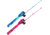 Zebco Splash Floating Spincast Combo, Tangle Feee Tip, 29in Rod, Blue, Pink
