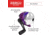 Zebco Splash Spincast Combo, 2 Piece, 6 ft, Purple, SPLPRSC602MB.NS4