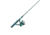 Zebco Splash Spinning Reel and Rod Combo, 6ft 2-PC Fiberglass Rod, Medium-Light, Moderate, SZ 20 Reel, 5.2-1 Ratio, 2-Bearings, All Metal Gears, Grunge Green, SPLGRG20602ML.NS4