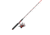 Zebco Splash Spinning Reel and Rod Combo, 6ft 2-PC Fiberglass Rod, Medium-Light, Moderate, SZ 20 Reel, 5.2-1 Ratio, 2-Bearings, All Metal Gears, Z-Splash Red, SPLZFR20602ML.NS4