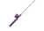 Zebco Splash Spincast Reel and Rod Combo, 6ft 1-PC Fiberglass Rod, Medium, Moderate, SZ 20 Reel, Ball Bearing System, All Metal Gears, Tidepool Purple, SPLTPPSC602M.NS4