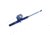 Zebco Splash Spincast Reel and Rod Combo, 6ft 1-PC Fiberglass Rod, Medium, Moderate, SZ 20 Reel, Ball Bearing System, All Metal Gears, Tidepool Blue, SPLTPBSC602M.NS4