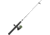 Zebco Stinger Spinning Reel and Rod Combo, 5ft 6in 2-PC Fiberglass Pole, EVA Rod Handle, SZ 10 Reel, Changeable Righ/Left Retrieve, Silver/Black, SSP10562LA.NS3
