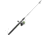 Zebco Stinger Spinning Reel and Rod Combo, 7ft 2-PC Fiberglass Pole, EVA Rod Handle, SZ 50 Reel, Changeable Righ/Left Retrieve, Built-In Hook Keeper, Silver/Black, SSP50702MHA.NS3