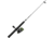 Zebco Stinger Spinning Reel and Rod Combo, 6ft 2-PC Fiberglass Pole, EVA Rod Handle, SZ 20 Reel, Changeable Righ/Left Retrieve, Built-In Hook Keeper, Silver/Black, SSP20602MLA.NS3