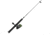 Zebco Stinger Spinning Reel and Rod Combo, 6ft 6in 2-PC Fiberglass Pole, EVA Rod Handle, SZ 30 Reel, Changeable Righ/Left Retrieve, Silver/Black, SSP30662MA.NS3