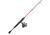 Zebco Verge Spinning Reel and Rod Combo, 5ft 2-PC Pole, SZ 05 Reel, Changeable Righ/Left Retrieve, Pre-Spooled w/ 4lb Zebco Line, Black, VERGE05502UL.NS3