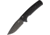 Zero Tolerance 0044 Button Lock Black Ti, ZT0044BLK