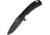 Zero Tolerance Hinderer Collaboration Fixed Blade Knife, Black, 3D Machined Tiatnium Handle ZT0560BLK