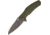 Zero Tolerance Linerlock A/O OD Green Folding Knife,3.25in,S35VN Steel,Standard Edge,Green,Aluminum Handle ZT0770ODBLK