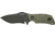 Zero Tolerance Strider Fixed Blade Knife, 4.25in, Green, G10 Handle ZT0121