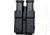 Zero9 Double Mag Case Holster, Glock .45 ACP, Molle Loks, Plain Black, Z9-4014-BLK-MLK