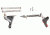 ZEV Technologies Adjustable Fulcrum Trigger Drop-In Kit,4th Gen,.45,Black/Red FUL-DRP-4G45-B-R