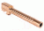 ZEV Technologies Match Grade Barrel for Glock 34, Dimpled, Bronze, BBL-34-D-BRZ