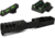 ZEV Tech Z19 Spartan Blk Gen 3 Stripped RMR Cover W/ HiViz LITEWAVE Rear Sight &amp; Fiber Optic Front Sight Red/Green
