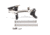 ZEV Technologies Fulcrum .40 Adjustable Glock Trigger Upgrade Drop-In Kit, 1st-3rd Gen, Black FUL-ADJ-DRP-40-B-B