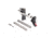ZEV Technologies Fulcrum .40 Adjustable Glock Trigger Upgrade Drop-In Kit, 1st-3rd Gen, Black/Red FUL-ADJ-DRP-40-B-R
