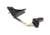 ZEV Technologies Fulcrum Drop In Trigger Kit Black Trigger Pad With Red Safety For Gen 4 Glock 17/19/26/34