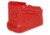 ZEV Technologies Magazine Basepad +5 for Glock 17, Polymer, Red, BPAD-G17-5-R