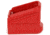 ZEV Technologies Magazine Basepad +5 for Glock 17, Polymer, Red, BPAD-G17-5-R