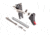 ZEV Technologies PRO Curved Face Trigger Ultimate Kit, 4th Gen, 9mm, Black/Red CFT-PRO-ULT-4G9-B-R