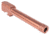 ZEV Technologies Glock 17 Gen1-4 9mm Luger PRO Match Grade Threaded Pistol Barrel, 1-10 Twist, 1/2X28, Bronze PVD, BBL-17-PRO-TH-BRZ
