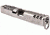 ZEV Technologies ZEV Z19 Spartan Gray 4th Gen Stripped Slide with RMR Cover Plate, SLDZ194GSPARTRMRCWABSGRY