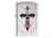Zippo Cross-Adorned Skull Lighter, High Polish Chrome 28874