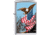 Zippo Eagle with Flag Lighter, 1.44 x 2.25, 250-077565