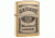 Zippo Jack Daniels Classic Style Emblem Lighter, High Polish Brass 254BJD428