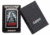 Zippo Mayans Pocket Lighter, Brushed Chrome, 49019