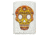 Zippo Sugar Skull Pocket Lighter, White Matte, 49003