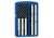 Zippo Police/Thin Blue Line - Royal Blue Matte, 86-05482