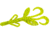 Zoom Baby Brush Hog Creature Bait, 12 Pack, 4in, Banana Seed, 042181X
