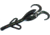Zoom Baby Brush Hog Creature Bait, 12 Pack, 4in, Black Emerald, 042136X