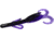 Zoom Baby Brush Hog Creature Bait, 12 Pack, 4in, Black Light, 042369X