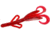 Zoom Baby Brush Hog Creature Bait, 12 Pack, 4in, Cherry Seed, 042018X