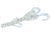 Zoom Baby Brush Hog Creature Bait, 12 Pack, 4in, Disco Violet, 042300X