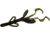 Zoom Baby Brush Hog Creature Bait, 12 Pack, 4in, Green Pumpkin Candy, 042272X