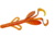 Zoom Baby Brush Hog Creature Bait, 12 Pack, 4in, Motoroil, 042116X