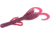 Zoom Baby Brush Hog Creature Bait, 12 Pack, 4in, Plum, 042004X