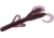 Zoom Baby Brush Hog Creature Bait, 12 Pack, 4in, Purple Pumpkin, 042432X