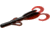Zoom Baby Brush Hog Creature Bait, 12 Pack, 4in, Red Shad, 042029X