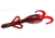 Zoom Baby Brush Hog Creature Bait, 12 Pack, 4in, Spanish Craw, 042381X