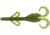 Zoom Baby Brush Hog Creature Bait, 12 Pack, 4in, Watermelon Orange, 42305
