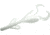 Zoom Baby Brush Hog Creature Bait, 12 Pack, 4in, White, 042040X