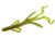 Zoom Brush Hog Creature Bait, 8 Pack, 6in, Chartreuse Pumpkin, 022012X