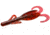 Zoom Brush Hog Creature Bait, 8 Pack, 6in, Red Bug, 022021X