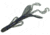 Zoom Brush Hog Creature Bait, 8 Pack, 6in, Smoke Purple, 022010X